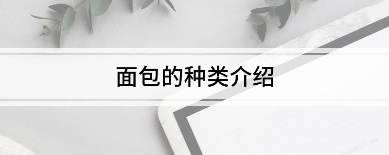 VR彩票面包的种类介绍